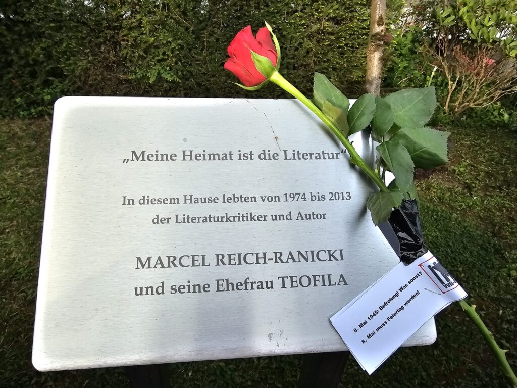 8. Mai Teofila und Marcel Reich-Ranicki